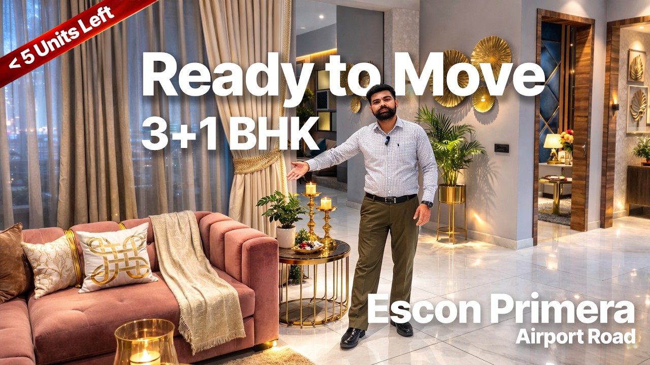 Less Than 5 Units Left! | Ready to Move 3+1 BHK – Escon Primera, Zirakpur