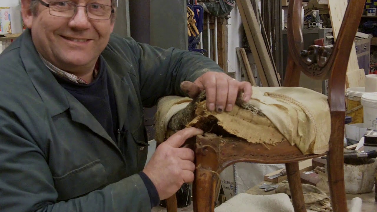 Repairing a broken leg on a walnut chair Part 2