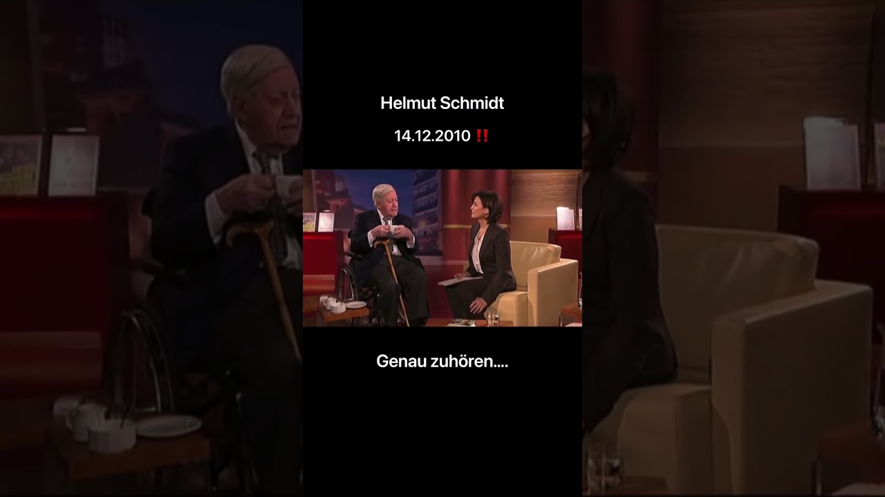 Helmut Schmidt &uuml;ber die Zukunft Europas #shorts #deutschland #politik #europa #zukunft #viral