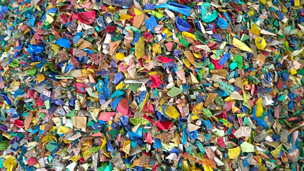 Plastic scrap recycling process 