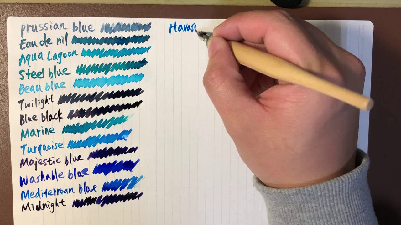 Diamine Blue series