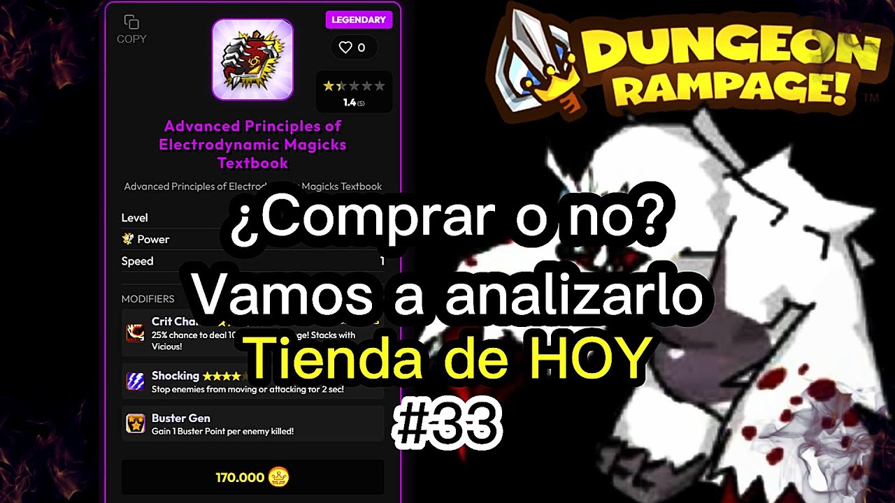 ¿Debes COMPRAR las armas de HOY? #33 | Dungeon Rampage