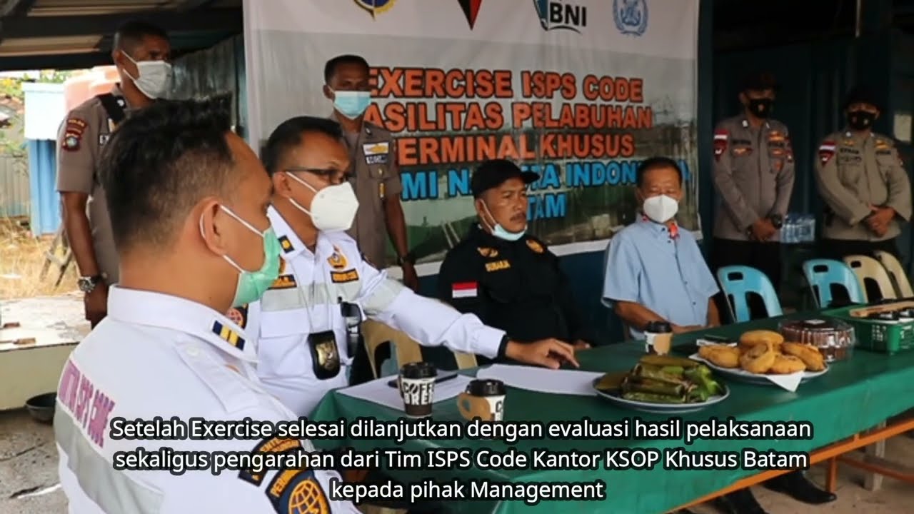 Exercise ISPS Code PT. Bumi Natura Indonesia oleh Tim ISPS Code Kantor KSOP Khusus Batam