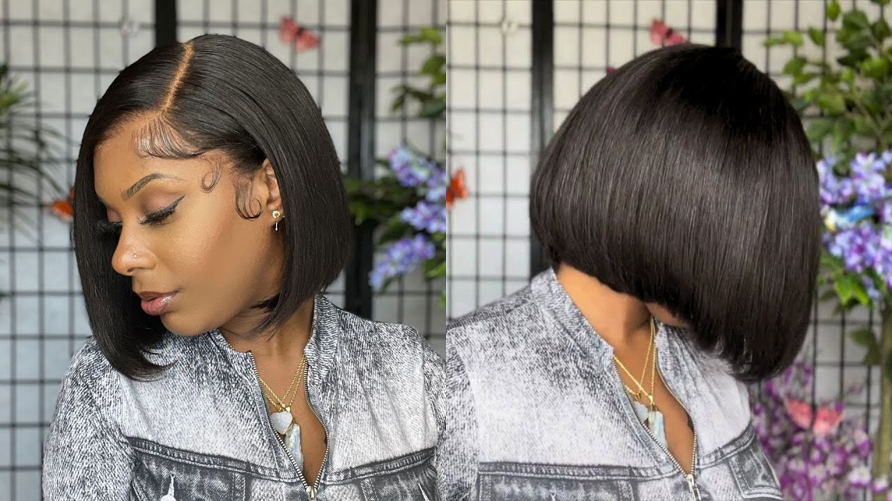 4in1 Pre-Max Wig😍MyFirstWig Blunt Cut Glueless Bob Wig For Daily Look🧡Ft Myfirstwig