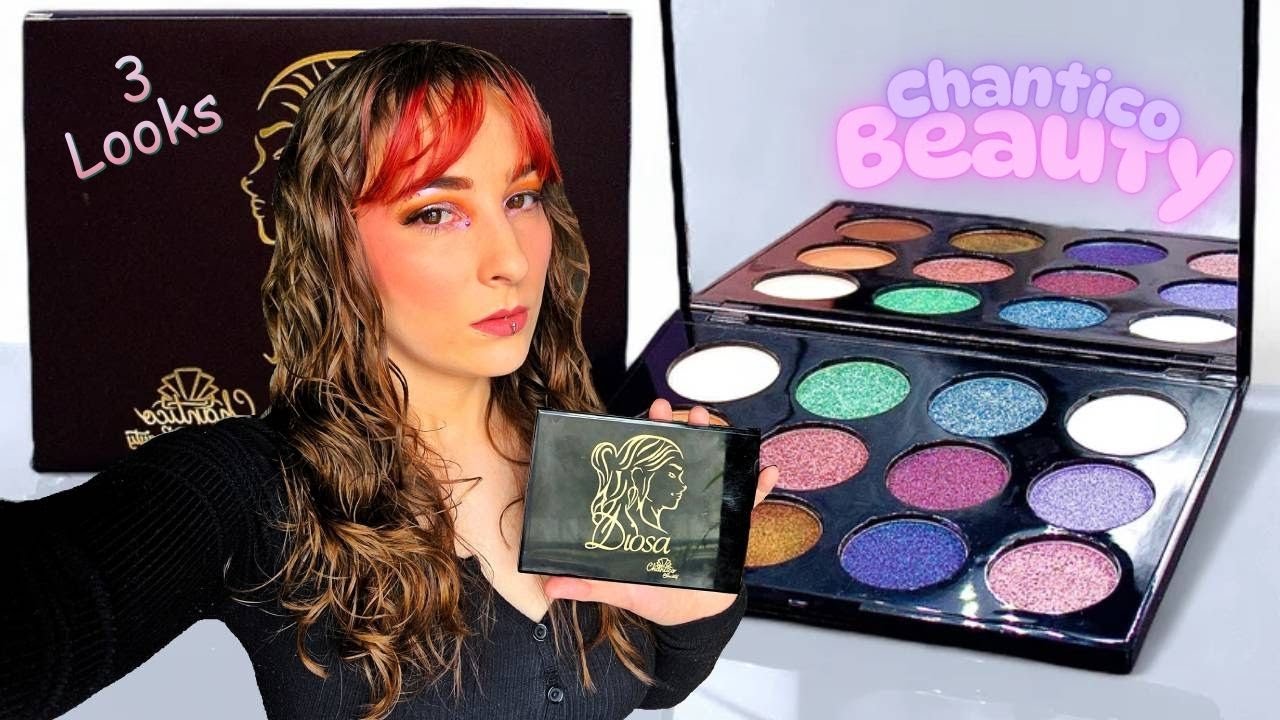 Chantico Beauty | Diosa Vol 1 | 3 Looks | Using Every Shade In The Palette