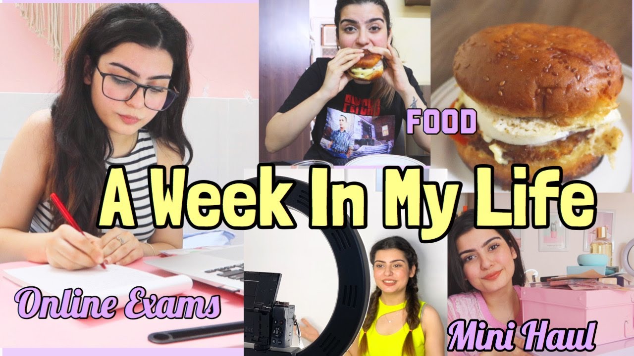 A Week In My Life | Online Exams, Filming , Mini Haul & More | Yashita Rai
