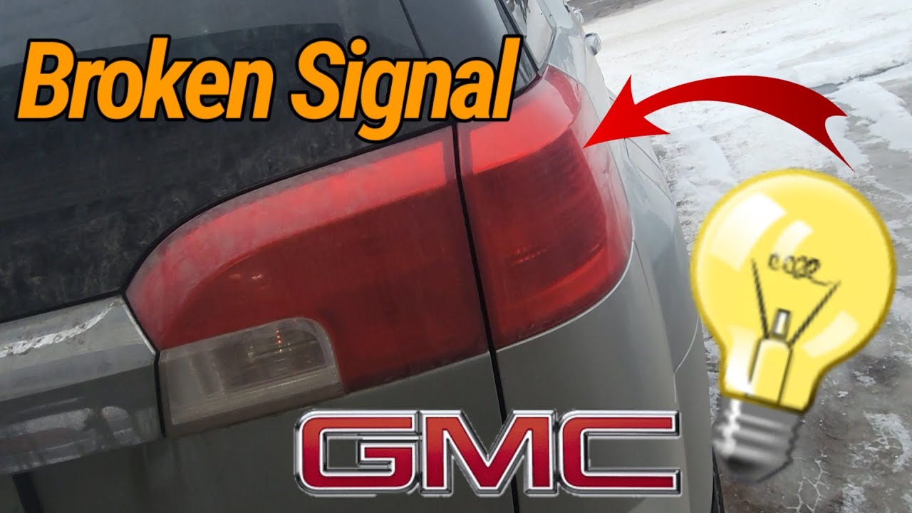 2010+ Gmc Terrain Rear Signal bulb Burnt-out, EasyStep Remove & Replace.
