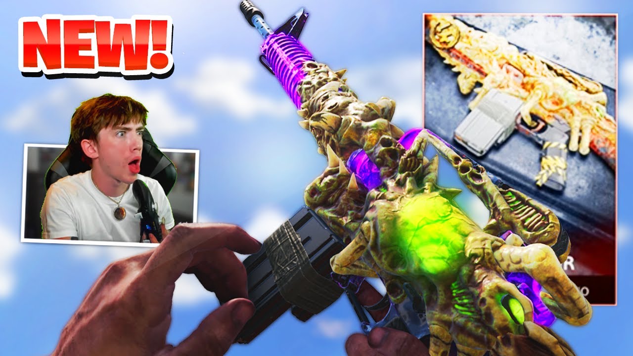 ALIEN M16 MASTERCRAFT! HOW TO UNLOCK ALIEN INFESTATION TRACER BUNDLE COLD WAR WARZONE! (SEASON 3)