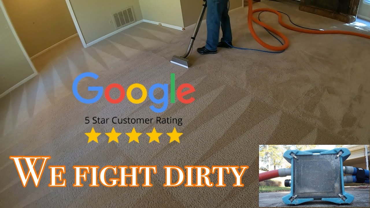 Satisfying  DIRTY rental property carpet cleaning