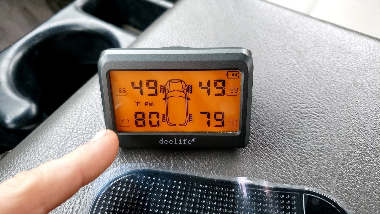 DEEWAZ TPMS Kit Install/Review - Solar Tire Pressure Monitor System