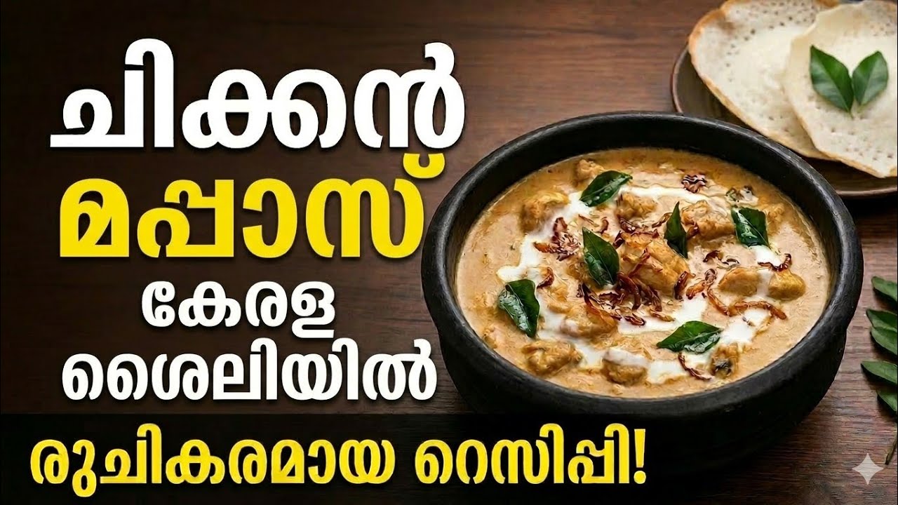 രുചിയേറും ചിക്കൻ മപ്പാസ്😋#food #cooking #chickenmappas #curryrecipe  