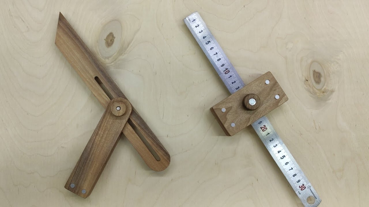 Ruler Marking Gauge || Ayarlı Gönye & İşaretleme Cetveli