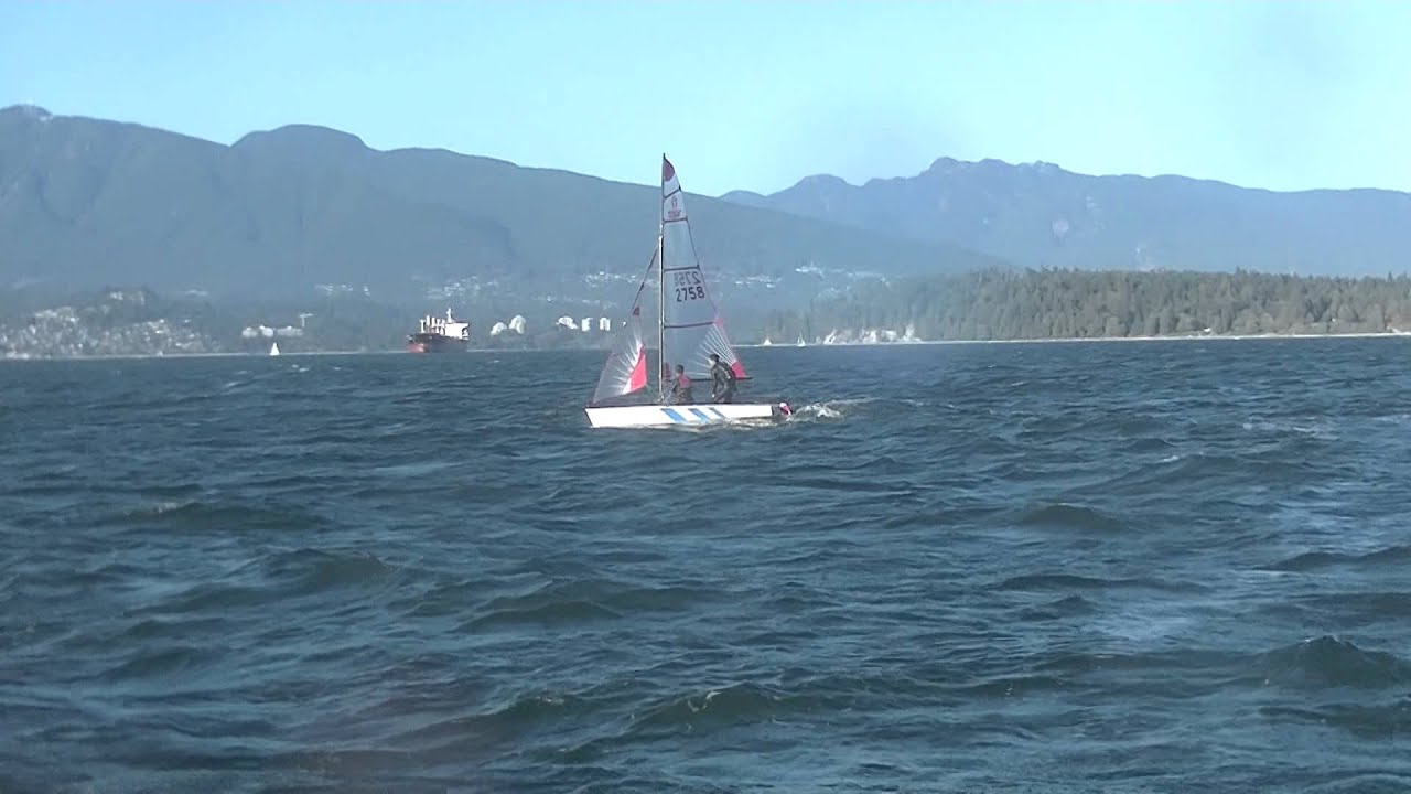 Taser Sailing 20+ knots in English Bay
