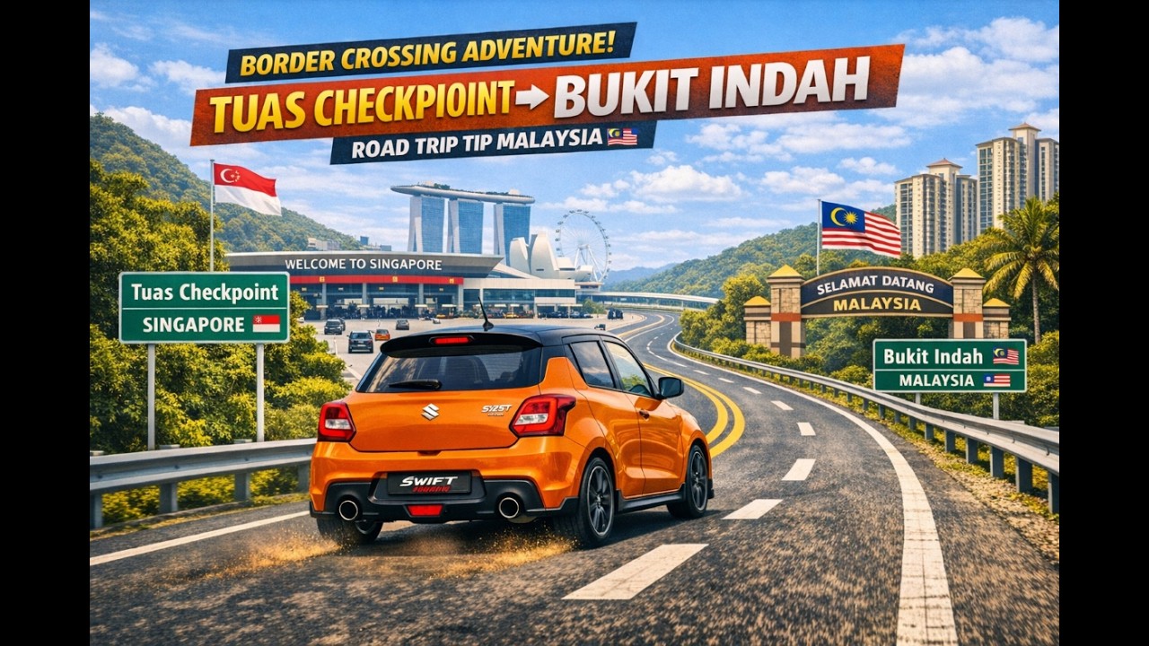 Border Crossing Adventure | Tuas Checkpoint to Bukit Inda