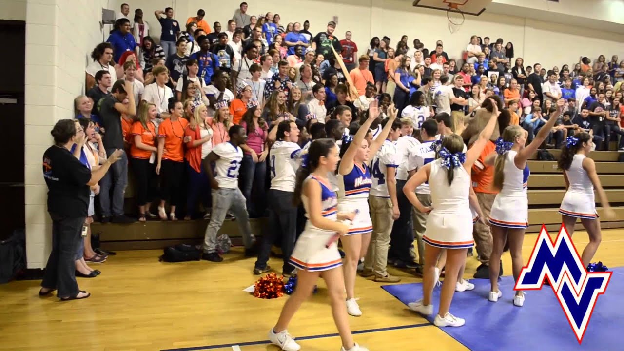 Midland Valley High School Mustangs vs Jackets Pep Rally