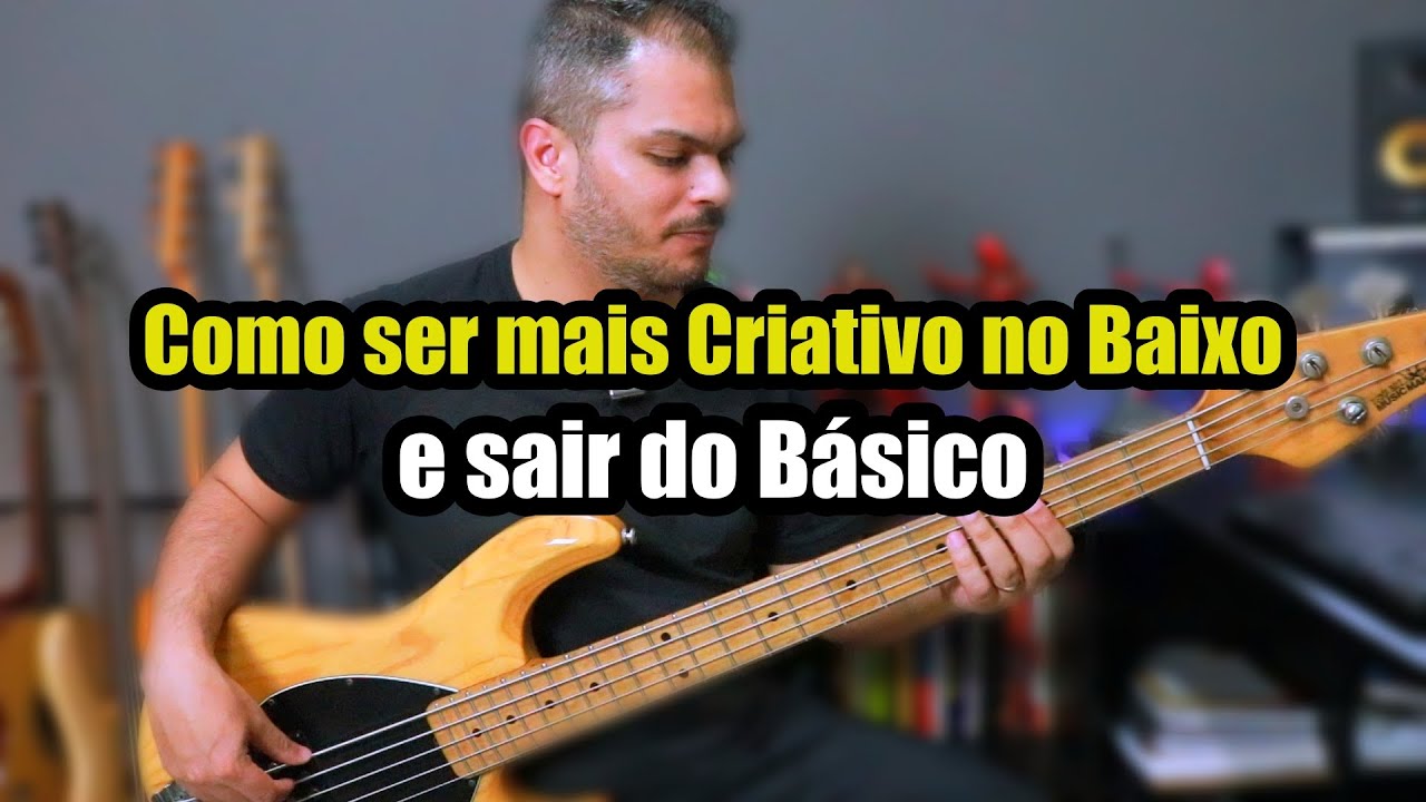 Como ser mais Criativo no Baixo e sair do Básico na Condução das Músicas | Ryan Souza