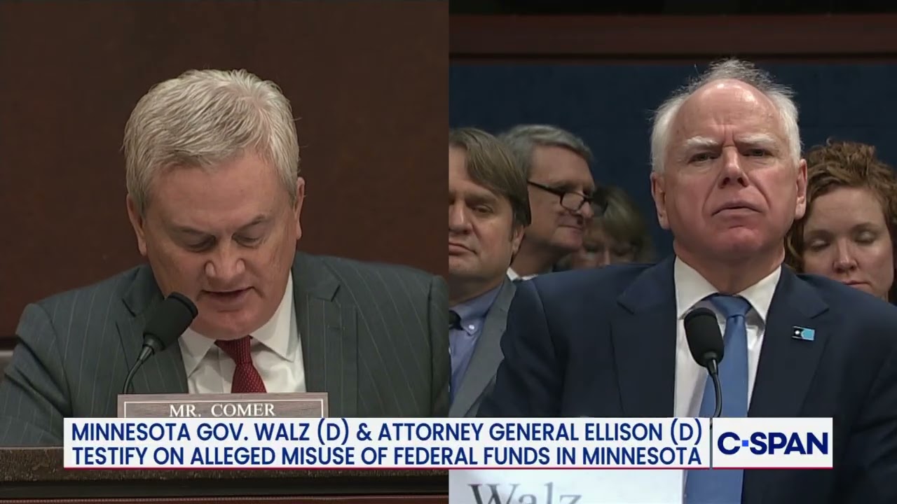Rep. James Comer to Minnesota Gov. Tim Walz: 