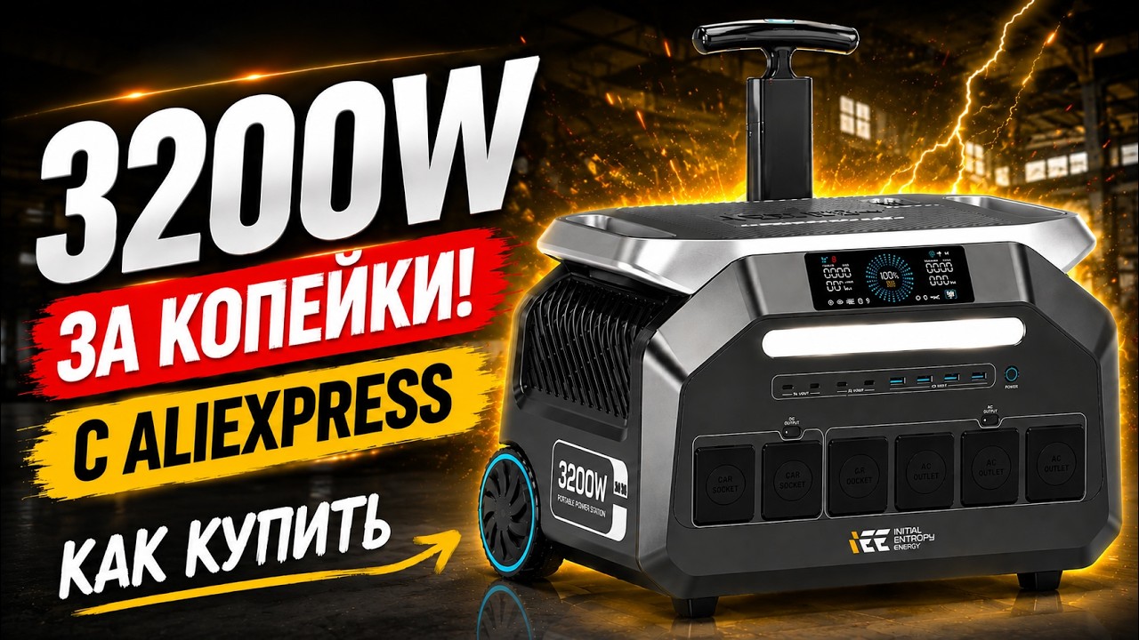 3200W за КОПЕЙКИ⚡️Как Заказать Зарядную Станцию IEE 3200 с AliExpress из Европы