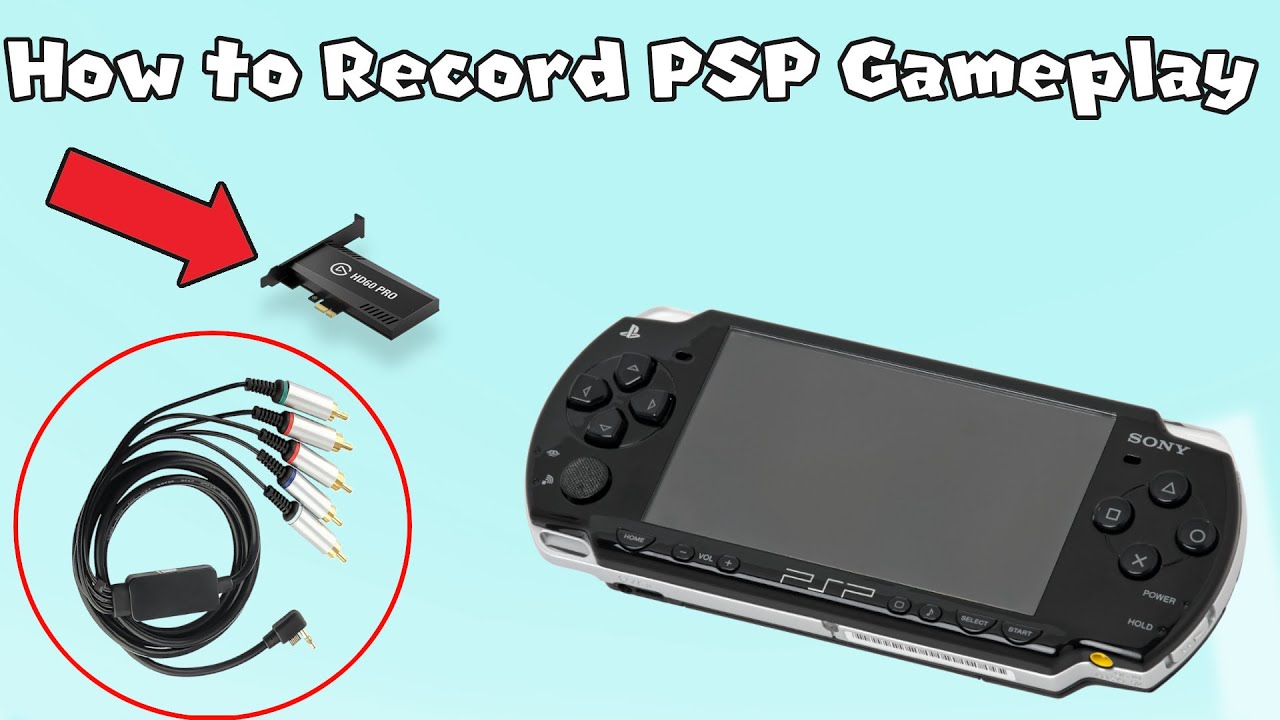 How to Record PSP Gameplay On Your Capture Card