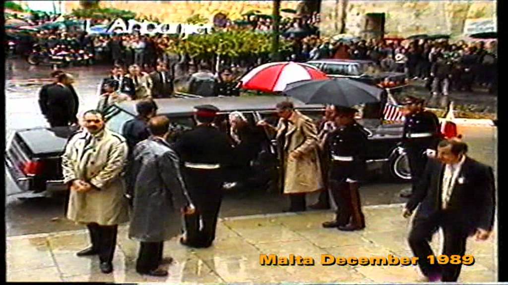 Bush & Gorbachev Malta Summit 1989