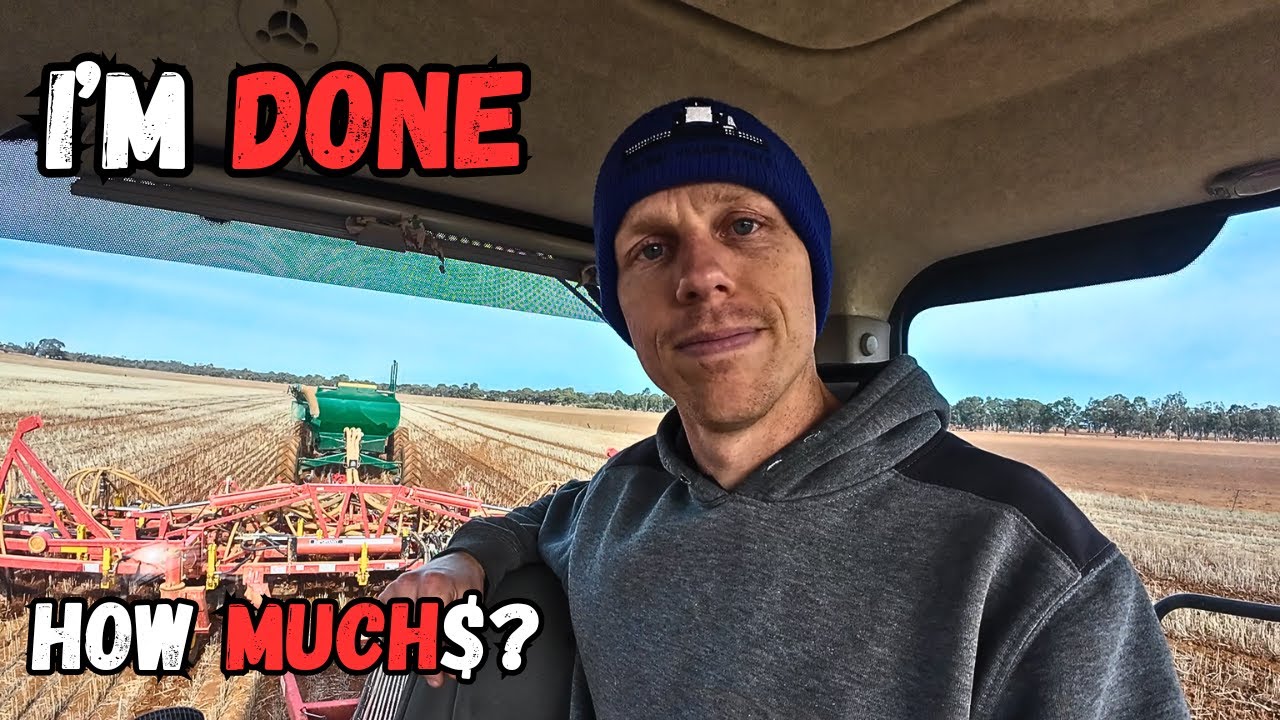 I'm Finished! Some Basic Crop Input Cost Talk | Seeding Barley 2025 South Australia