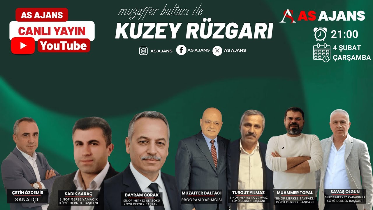 🔴 CANLI YAYIN | Kuzey Rüzgarı |Muzaffer Baltacı