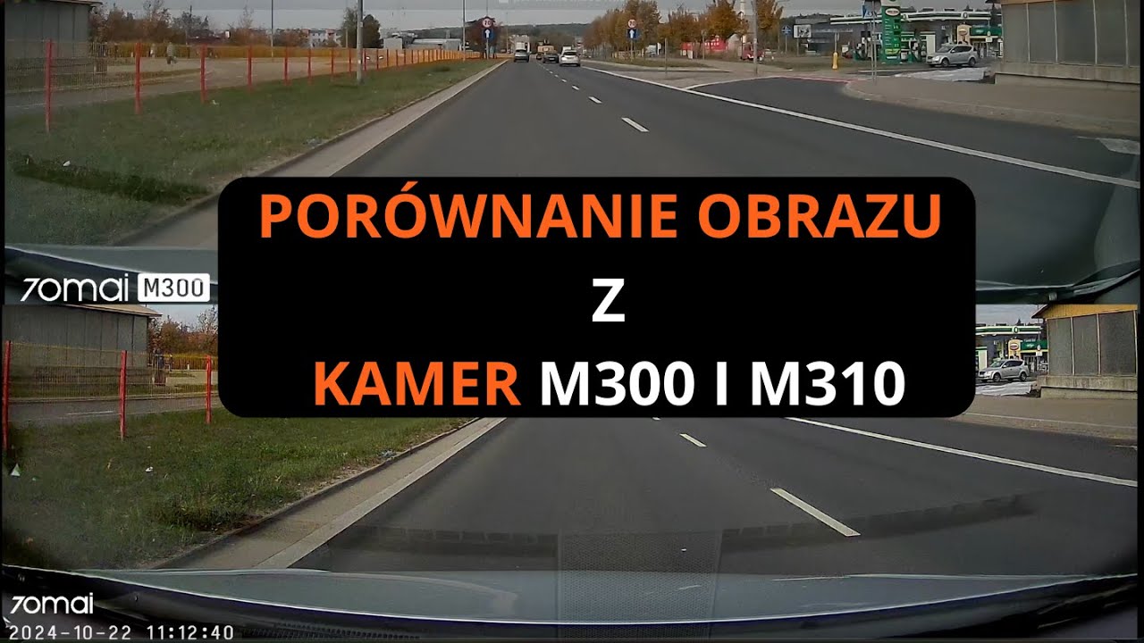 Por&oacute;wnanie obrazu kamer 70mai M300 i M310