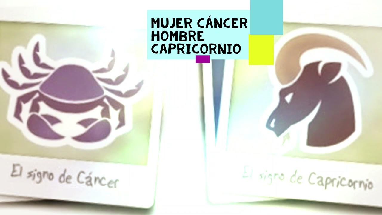 Mujer Cáncer Hombre Capricornio