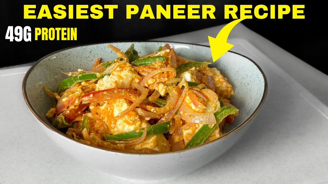 HIGH PROTEIN PANEER RECIPE | PURE VEG RECIPES FOR MUSCLE BUILDING | PANEER RECIPE | Fit Bite