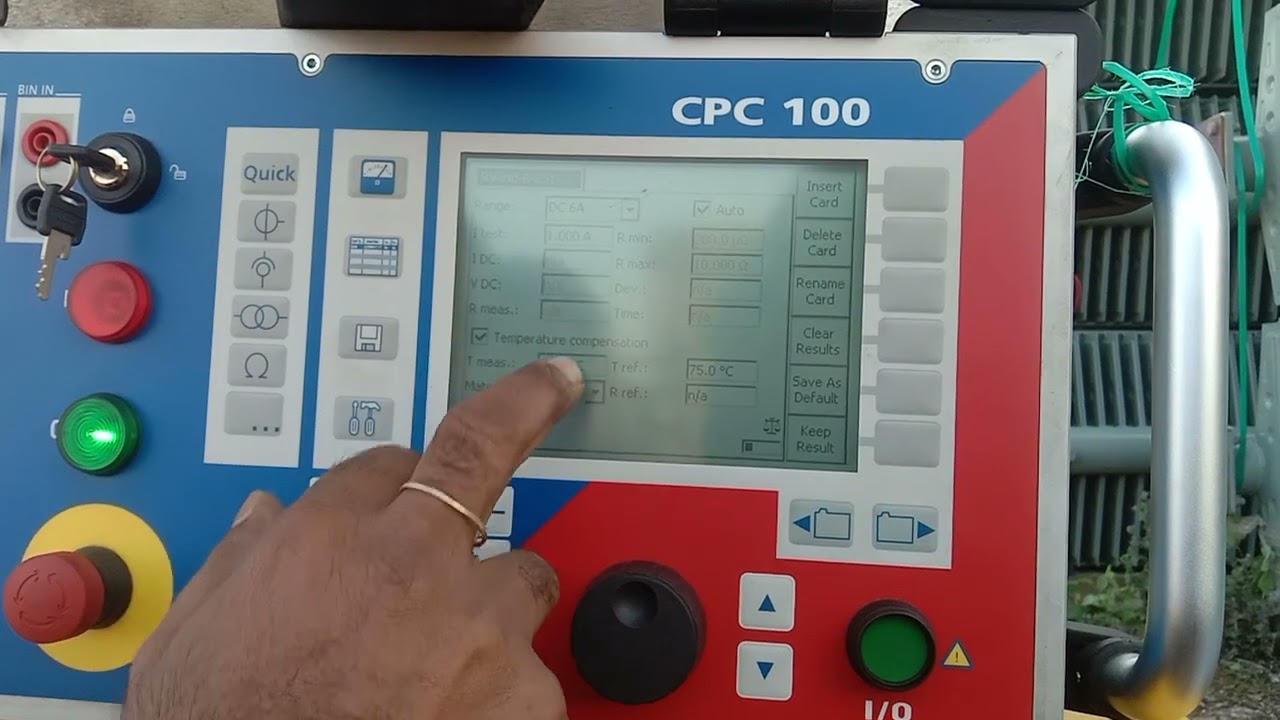 #CT Testing #  How to operate CPC 100 #omicron