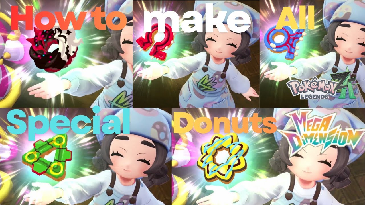 HOW to make EVERY Special Donut in Pokemon Legends Z-A Mega Dimension