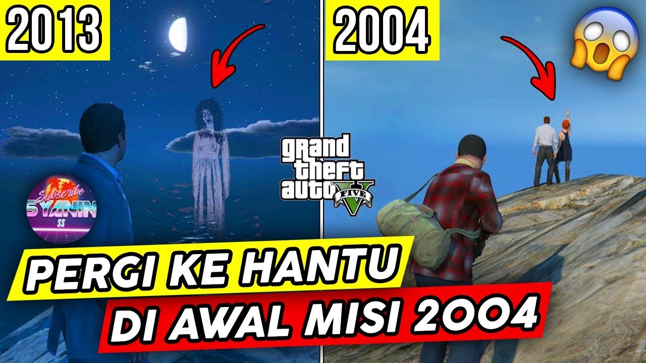 MEMBONGKAR MISTERI Pergi Ke TEMPAT HANTU di Awal Misi Prologue NORTH YANKTON GTA 5 Rahasia EasterEgg