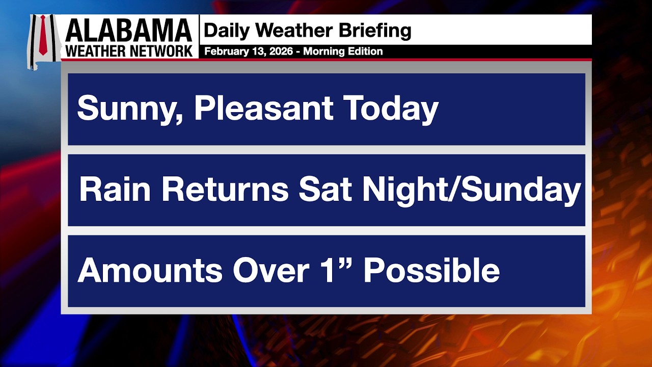 James Spann's Morning Briefing - Friday 2.13.26