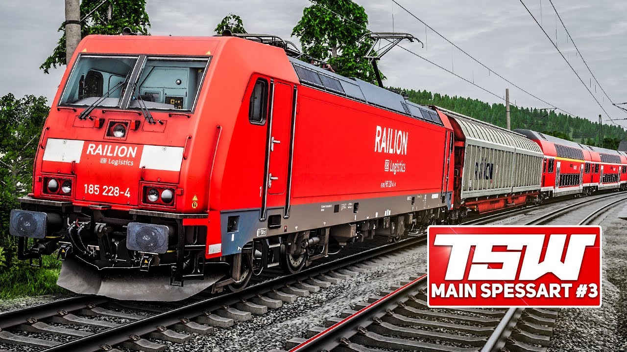TSW: Main Spessart Bahn #3: ÜBERFÜHRUNG der Doppelstock-Wagen | TRAIN SIM WORLD