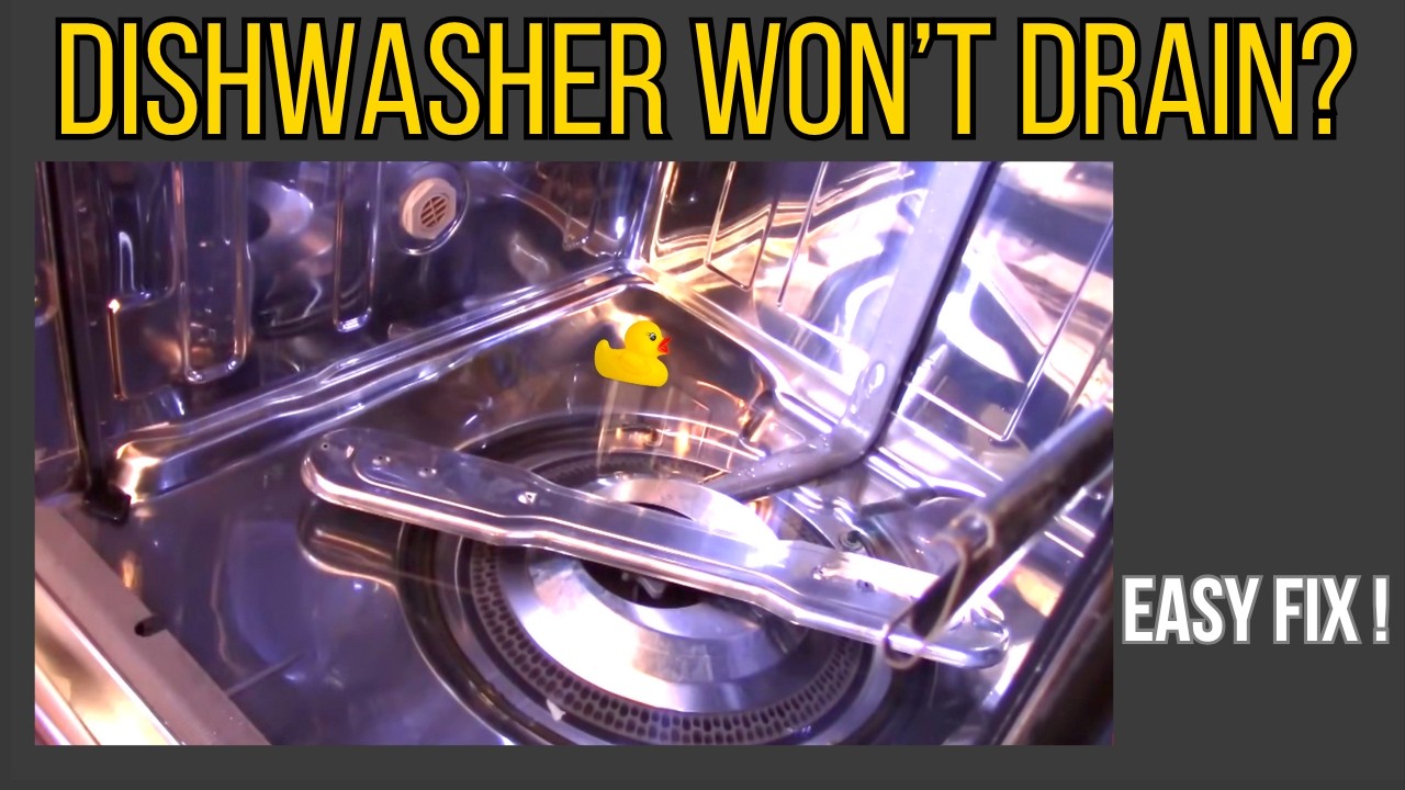 DIY How to Repair a Maytag Dishwasher That Won't Drain - Slow Draining Dishwasher Repair
