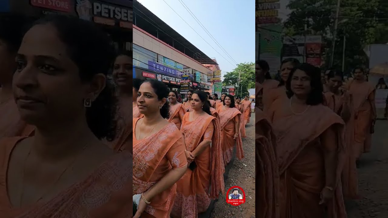 എംജി സർവകലാശാല യൂണിയൻ കലോത്സവം ഇണൈമൈ  സാംസ്കാരിക ഘോഷയാത്ര #Thiruvalla #marthomacollege 