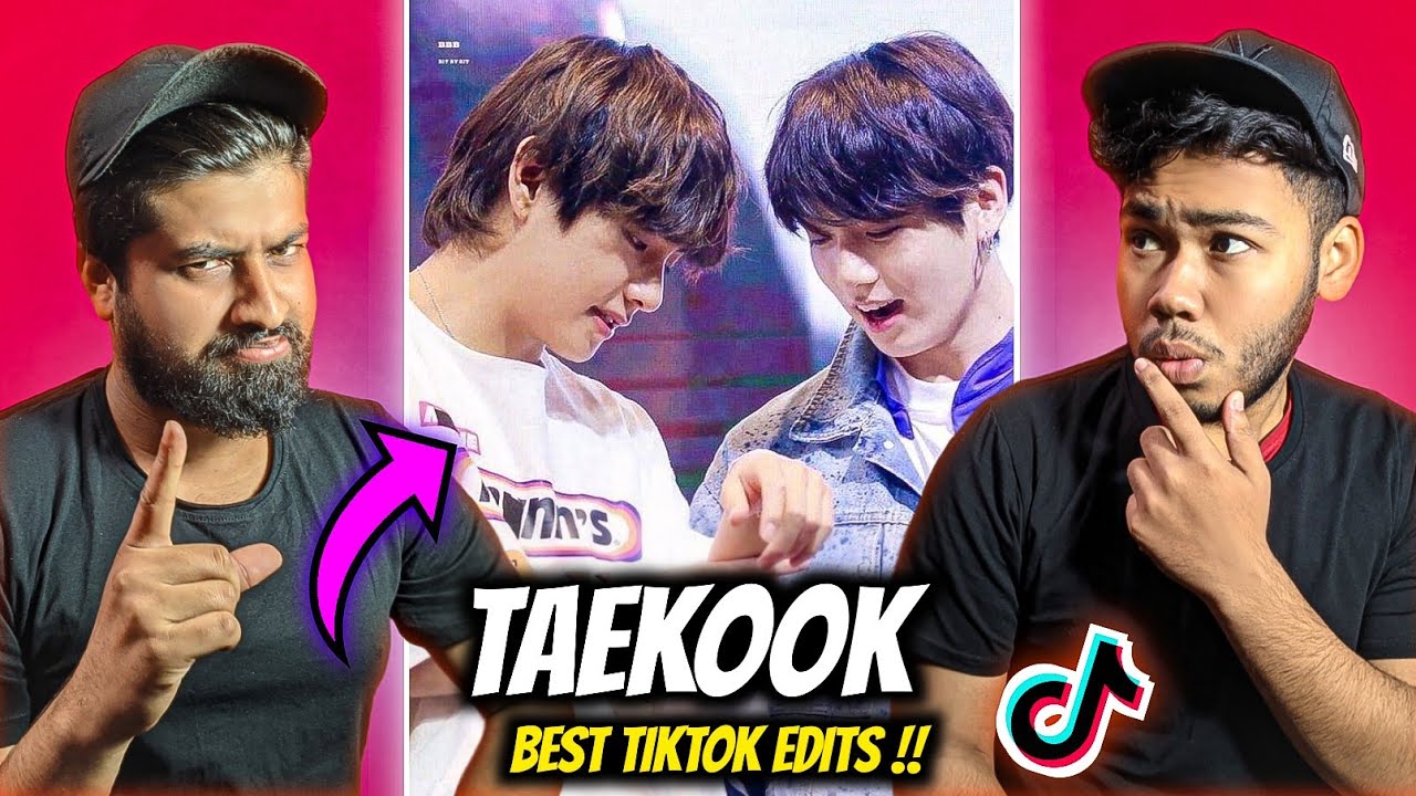BTS Taekook (Taehyung & Jungkook) TikTok Edits - Reaction | BTS REACTION !!!