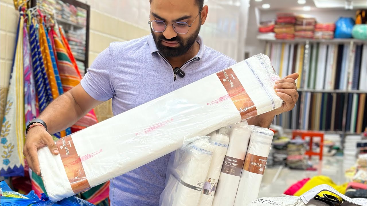 Wholesale rate में 😍Branded (white) Linen,Cotton, khadi cotton,Safari linen #kurtapajama #linen