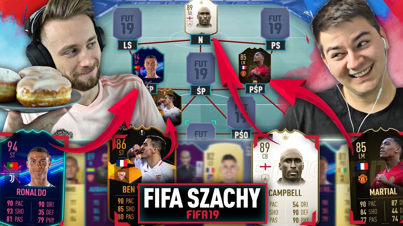 PRÓBOWAŁEM GO PRZEKUPIĆ... FIFA SZACHY VS JUNAJTED! FIFA 19