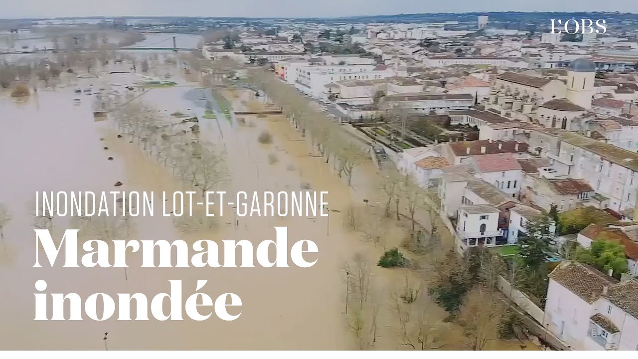 Marmande sous les eaux, la décrue commence