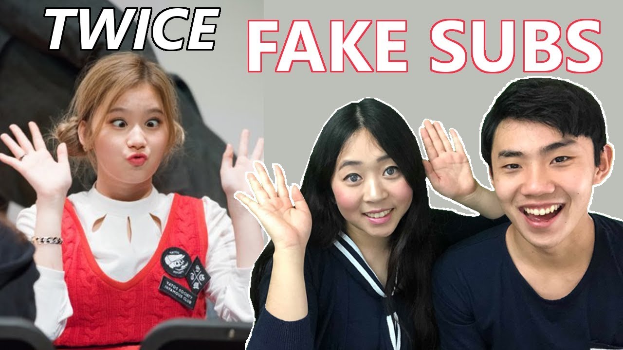 Couple Reacts To: Things TWICE Say That Seem Like Fake Subs But Aren't Reaction