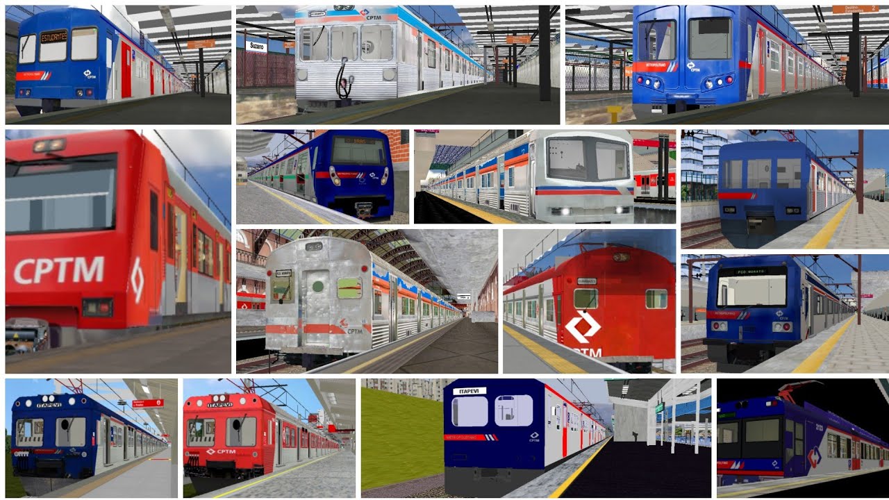 Movimentação de trens Antigos da CPTM [HMMSIM 2 CPTM]