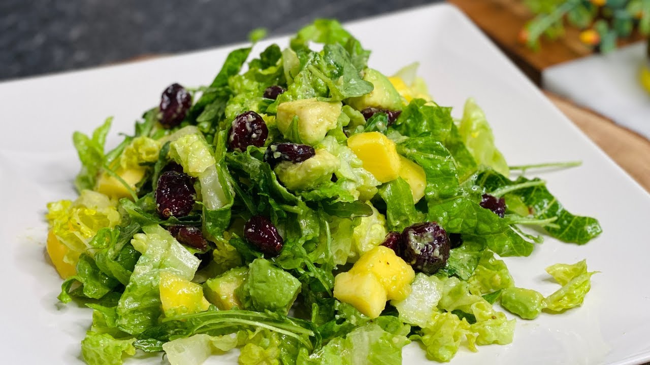 Ensalada Fresca Con Vitamina C, Antioxidantes y Vitaminas A