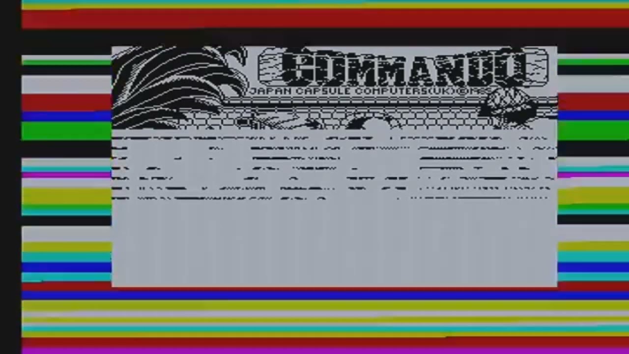 ZX Spectrum. Загрузка заставки игры 