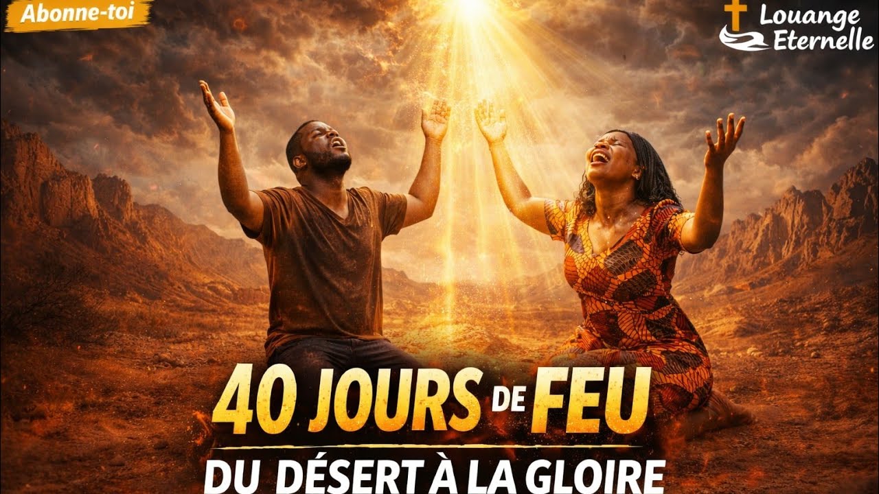👑🔥Quarante Jours de Feu : Du Désert du Brisement à la Manifestation Glorieuse du Roi Ressuscité 🔥👑