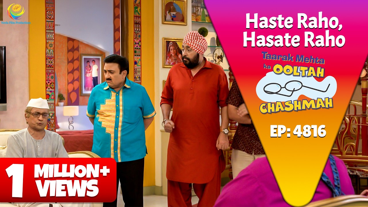 NEW! Ep 4816 - भूत ko पकड़ने ke Liye Baba Ke Khoj me Society Wale? | Taarak Mehta ka Ooltah Chashmah
