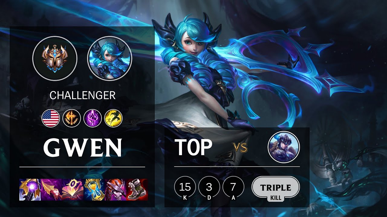 Gwen Top vs Sejuani - NA Challenger Patch 11.8