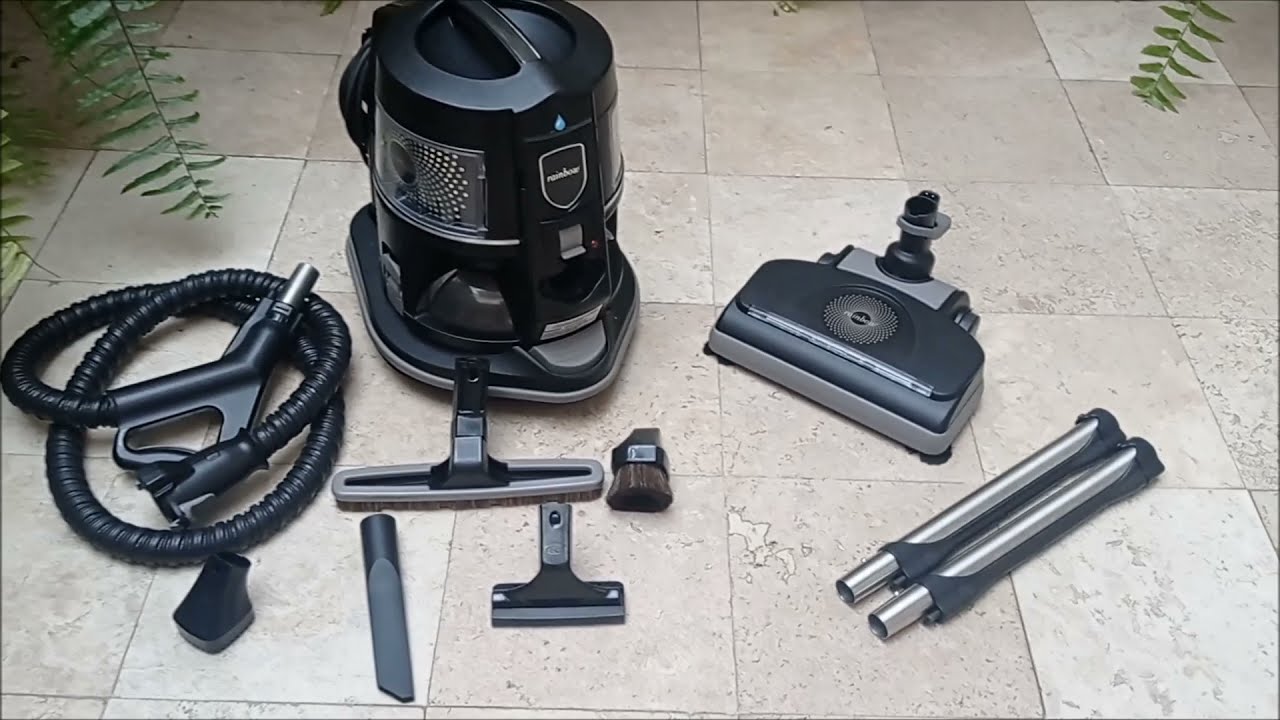 Aspiradora con filtro de Agua Rainbow E2 Black || Sistema integral de limpieza