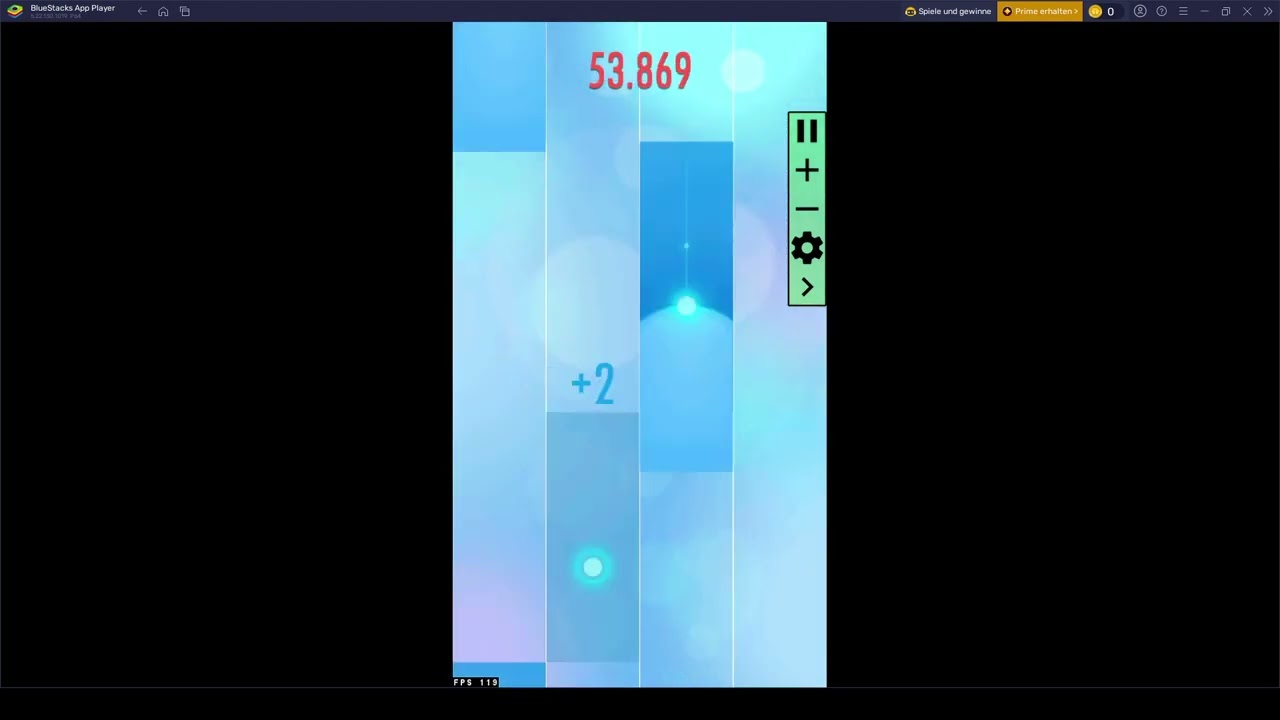 Piano Tiles 2 Chase mod Single tile 141 TPS in x2 speed 120 FPS so 282 TPS