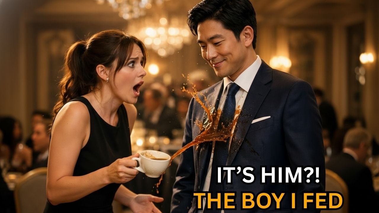 I Spilled Coffee on a Billionaire... Then Realized He Was the Boy I Used to Feed...
